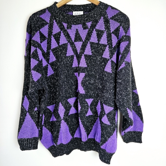G.F.C. Ltd Made in USA Abstract Sweater - Picture 1 of 6